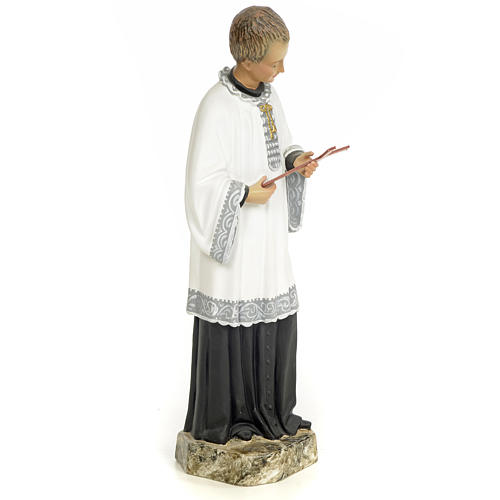 Saint Aloysius Gonzaga 30cm, wood paste, fine decoration 4