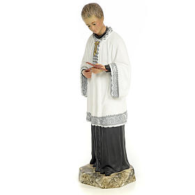 Święty Alojzy Gonzaga 30 cm ścier drzewny dek. skromne