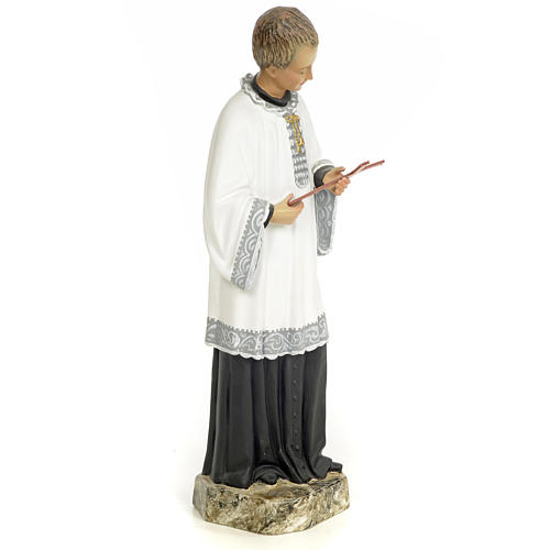 Święty Alojzy Gonzaga 30 cm ścier drzewny dek. skromne 4