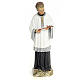 Saint Aloysius Gonzaga 30cm, wood paste, fine decoration s1