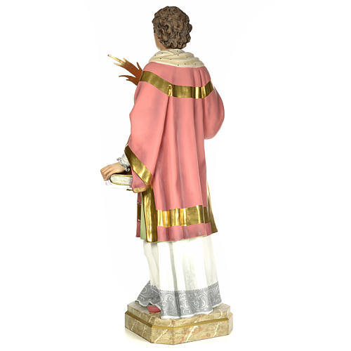 Statue Saint Étienne martyr 150 cm pâte à bois finition élégante 3