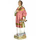 Statue Saint Étienne martyr 150 cm pâte à bois finition élégante s2