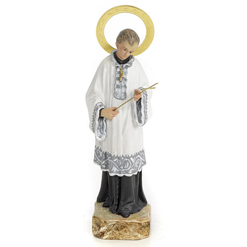 Saint Aloysius Gonzaga 20cm, wood paste, elegant decoration 1