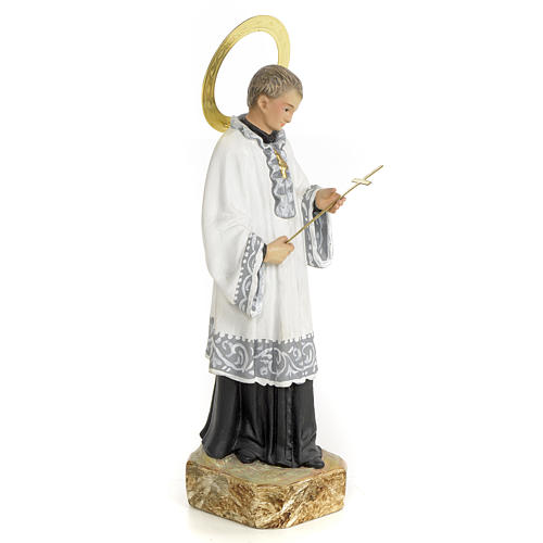 Saint Aloysius Gonzaga 20cm, wood paste, elegant decoration 4