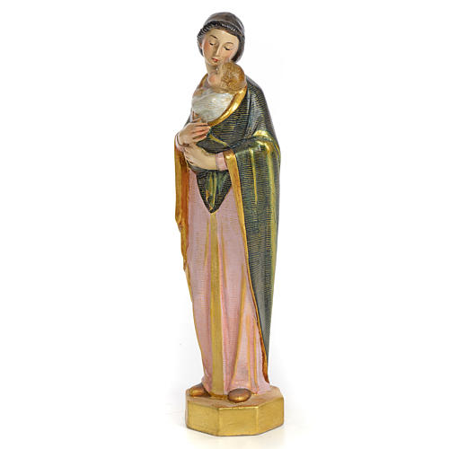 Virgen con el Niño 30cm pasta de madera dec. especial 2