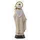 Madonna del Carmelo 20 cm pasta di legno dec. elegante s5