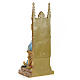 Sacro Cuore Maria in trono 40 cm pasta legno dec. superiore s7