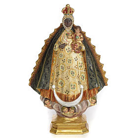 Virgen de Regla 30cm pasta de madera dec. extra