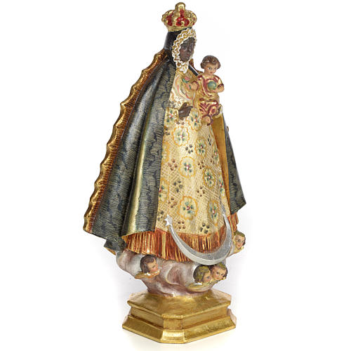 Virgen de Regla 30cm pasta de madera dec. extra 2