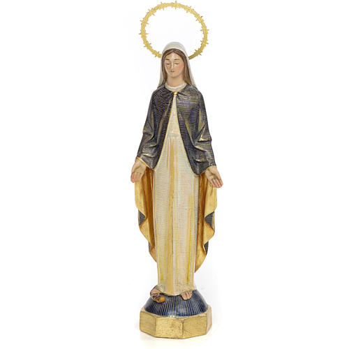 Miraculous Madonna 30cm, wood paste, special decoration 1