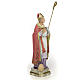 San Biagio Vescovo 20 cm pasta di legno dec. elegante s2