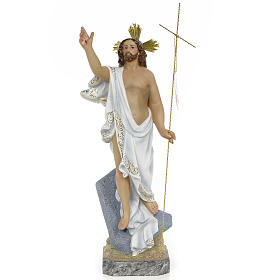 Jesus Ressuscitado 40 cm pasta madeira acab. superior