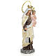 Our Lady of Mount Carmel 30cm wood paste, elegant decoration s2