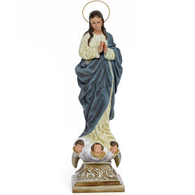 Immaculée Conception 40 cm pâte à bois finition simple