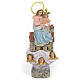 Our Lady of Loreto 20cm wood paste, elegant decoration s1