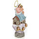 Our Lady of Loreto 20cm wood paste, elegant decoration s2