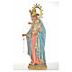 Our Lady of the Rosary 50cm in wood paste, superior decoration s2
