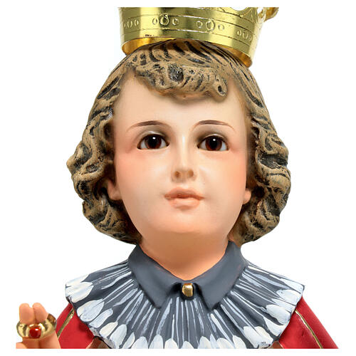 Menino Jesus de Praha 50 cm acab. elegante pasta madeira 3
