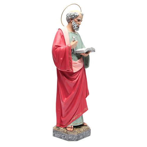 Statue Saint Pierre  60 cm pâte à bois dec. fine 4
