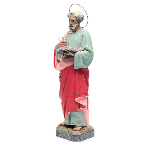 Saint Peter Statue in wood paste, 60 cm fine finish 2