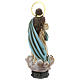 Estatua Virgen Inmaculada 60 cm pulpa madera dec. elegante s9