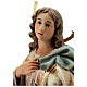 Statua Madonna immacolata 60 cm pasta legno dec. elegante s2