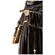 Saint Francis of Assisi statue 80 cm wood pupl with elegant finish s8