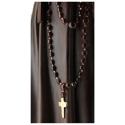 Statua San Francesco d'Assisi 80 cm pasta di legno dec. Elegante 9