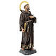 Statua San Francesco d'Assisi 80 cm pasta di legno dec. Elegante s5