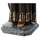 Statua San Francesco d'Assisi 80 cm pasta di legno dec. Elegante s10