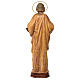 Estatua San Judas Tadeo pasta de madera 60 cm efecto madera s6
