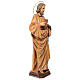 Statue Saint Jude Thaddée pâte à bois 60 cm finition bois s3