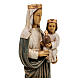 Statue of the Virgin Queen h 25 cm French monks of Bethlehem monastic family s4