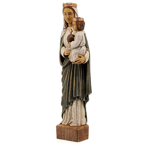 Estatua Virgen Reina h 25 cm monjes Belén 3