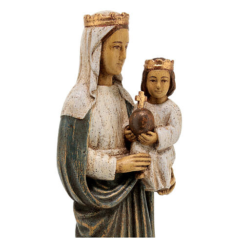 Estatua Virgen Reina h 25 cm monjes Belén 4