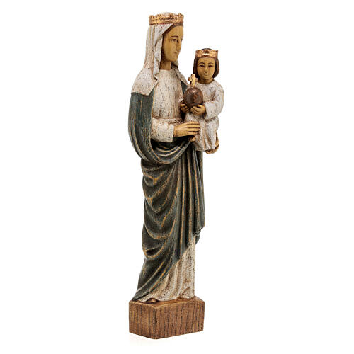 Estatua Virgen Reina h 25 cm monjes Belén 5