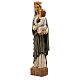 Estatua Virgen Reina h 25 cm monjes Belén s3