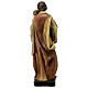 Statue of St Joseph with Jesus Child, painted wood pulp, h 20 cm s6