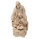 Statuette Sainte Famille bois d'érable naturel Val Gardena s1