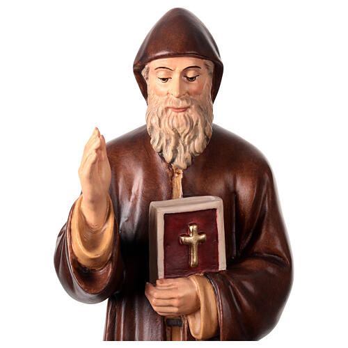 Statue of Saint Charbel, Val Gardena painted wood 4