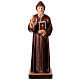 Statue Saint Charbel bois peint Val Gardena s1