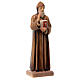 Statue of St Charbel painted Val Gardena wood s4