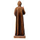 Statue of St Charbel painted Val Gardena wood s5