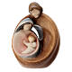 Holy Family, painted linden wood from Val Gardena, 13 in s1