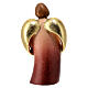 Anioł Stróż z dziewczynką, 36 cm, drewno lipowe malowane, Valgardena s4