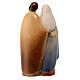 Stylised standing Nativity, Val Gardena, painted linden wood, 14 in s4