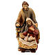 Natività Val Gardena tiglio dipinto a mano 45 cm s1