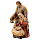 Natività Val Gardena tiglio dipinto a mano 45 cm s2