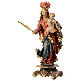 Madonna Bawaria, Val Gardena, drewno lipowe malowane, 60 cm