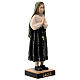 Shepherdess Lucia statue in painted Val Gardena linden wood s3